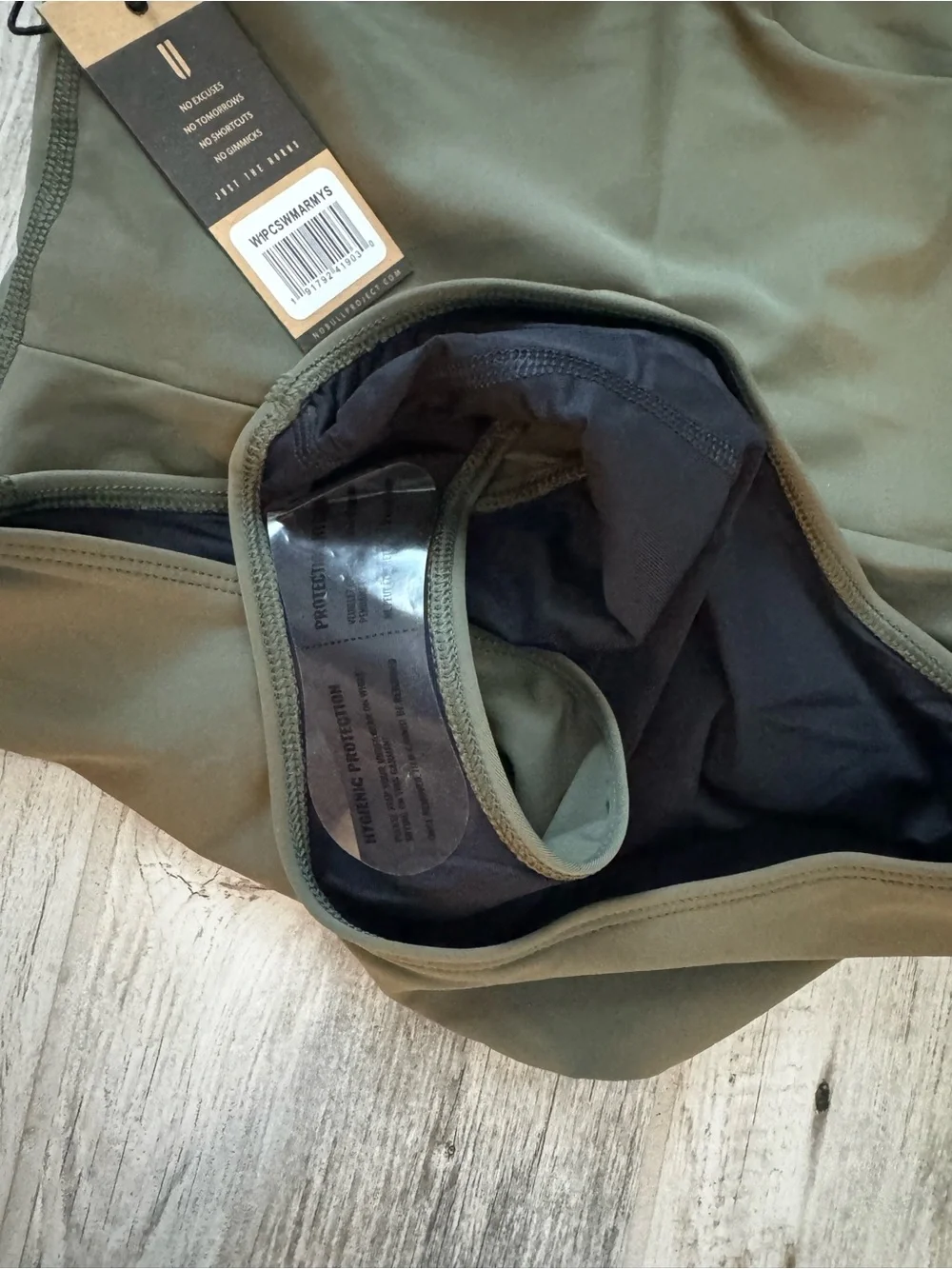 Nobull Olive Green One Piece Swimsuit NWT Size Small